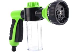 Goolsky Foam Sprayer for Garden, Water Hose, Foam Nozzle, Soap Dispenser, Gun for Car Wash, Pets, Shower, Plants and Irrigation