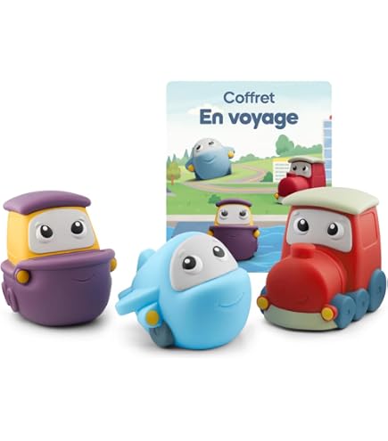 Tonies Toniebox 2 Pack Boîte à Histoire - Vert Océan, Le Roi Lion Et Baloo - Sans Écran, Interactive, 1-9 Ans