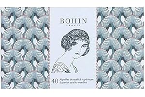 Bohin Book of 40 Needles-Blue Solange, One