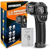 Infrared Thermometer SOVARCATE Digital Temperature Gun High and Low Temperature Alarm -58°F~1112°F(-50℃ ~ 600℃) Temperature P