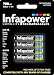 Produktbild Infapower B001 AAA Ni-Mh wiederaufladbar Akku (650mAh, 4-Zellen)