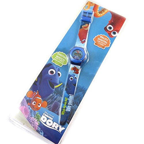 Deporte del reloj digital 'Le Monde Dory Ou Finding Dory'azul.