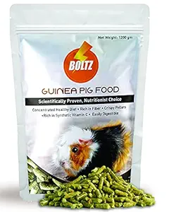 BOLTZ Guinea Pig Food, Nutritionist Choice (ISO 9001 Certified), Medium, 1200 g?