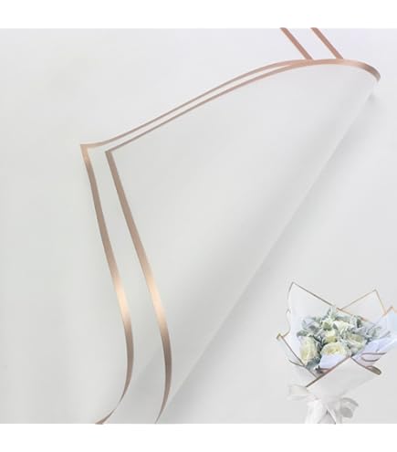 Lot De 30 Feuilles De Papier Cadeau Imperméable Avec 1