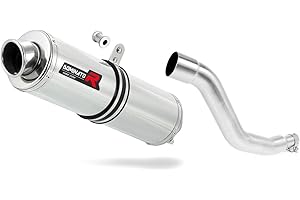 DOMINATOR EXHAUST SYSTEM XR 125 L Escape Moto Deportivo REDONDO Silenciador Dominator Exhaust Racing Slip-on 2003 2004 2005 2006 2007 2008 2009 2010 2011 2012 2013