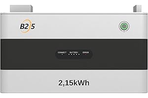 ALLDREI B215 Stromspeicher Solarspeicher, Zusatz Speicher für Balkonkraftwerk, 2,15KWH Kapazität, 2 MPPT (bis zu 1920 Watt Ausgangsleistung), Energie auch für die Nacht, Plug&Play