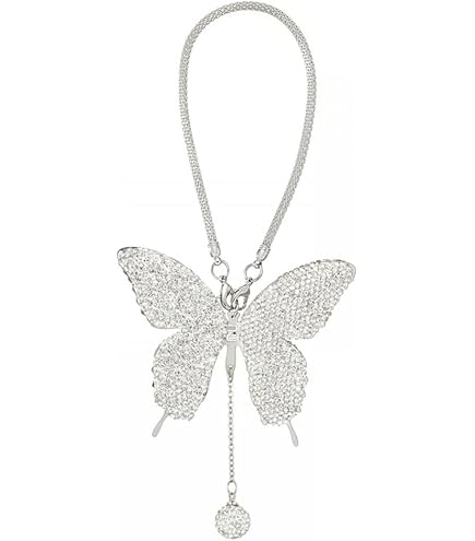 Ciondolo A Cuore Con Diamante Per Specchietto Auto - Decorazione Cristallo Per Donna, Portafortuna Elegante