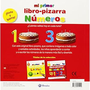 Mi primer libro-pizarra números / My first board book of numbers
