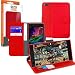 Produktbild Razer Phone Schutzhülle, Orzly Multi-Functional Wallet Stand Case für das Razer SmartPhone (2017 Android Modell) - SCHUTZHÜLLE mit integrierte BRIEFTASCHE + STAND mit Magnetischen Deckel - ROT