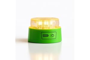 KLINK Luz Emergencia V16 Geolocalizable DGT – Baliza Homologada con GPS, SIM 13 años, Conectada DGT 3.0, 24 LED, Visible 1Km, Base Imán, IP54, 3h autonomía, Pilas Incluidas, Obligatoria España 2026