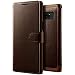 Produktbild Samsung Galaxy Note 8 Hülle, VRS Design Leder Schutzhülle [Braun] Schlanke Prämie PU Leder Tasche Stoßsichere Lederhülle Brieftasche Case mit 3 Kartenfach [Layered Dandy] für Galaxy Note 8 (2017)