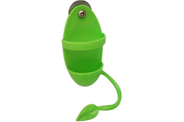 TWINKLING Mangeoire À Oiseaux, Porte Seiche Perruche Plastique, Bol de Stockage pour Cage de Perroquet