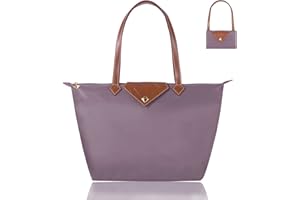 BOJLY Oxford pour Femme Sac à Bandoulière de Pliage Grande Capacité Sac a Main Nylon Dames Shopping Pliant Fourre-tout Plage Sac de Voyage Imperméable Occasionnel