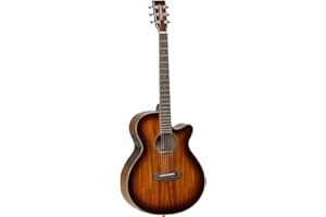 TANGLEWOOD Hawaiian Koa Winterleaf Solid Top Guitar: Acoustic Guitar