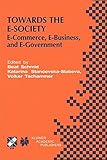 Image de Towards the E-Society: E-Commerce, E-Business, and E-Government