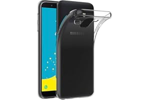 AICEK Etui do Samsung Galaxy J6, przezroczyste silikonowe etui do Samsung Galaxy J6 2018 etui na zderzak przezroczyste etui (5,6 cala)