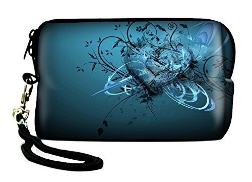 Preisvergleich Produktbild LUXBURG® Universal Kameratasche - Blaues Herz