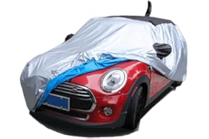 HGEDS Housses Auto BâChe Voiture Exterieur Housse De Protection pour Mini Cooper R56 F56 F54 F55 R60 R55 Couverture ComplèTe ImperméAble Anti UV Contre Le Vent Neige PoussièRe Accessoires