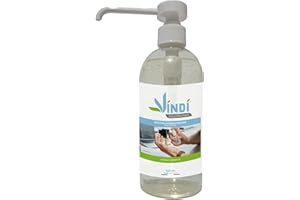 Vindi Désinfectant solution hydroalcoolique - Flacon pompe de 500ml - Fabrication Française - 76% d'alcool - Désinfection des mains et des surfaces - Virucide