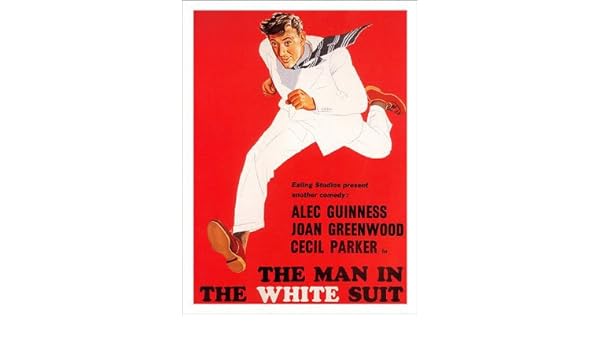 Man In The White Suit Alec Guiness Movie Poster 30x40cm Art