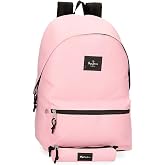 Pepe Jeans Aris Laptop Backpack, Pink, Laptop 15.6-Inch