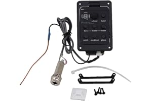 XJKLBYQ Pickup de Guitarra 301 Amplificador de preamplificador Tuner Piezo Pickup para Guitarras acústicas