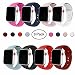 Produktbild Iyou Sport Band für Apple Watch Band, weiches Silikon Ersatz-Armband Classic Sport Gurt für iWatch 2017 Apple Watch Serie 3/2/1, Edition, Nike +, alle Modelle 38 mm/42 mm mehr Farben, Sie, A-8 Colors, 38MM, M/L