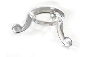 CharpauS Dreifuß Kugelständer | Eierständer aus Acryl - 10 Stück | Farbe wählbar (transparent)