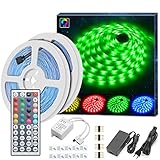 Gut- &Vollmaterial: Doppelschichtkupfer auf Leiterplatte, um die Mischfarben gleichmäßiger zu halten. LED IR-Fernbedienung verfügt über Überladungs- und Kurzschlussschutz sowie Speicherfunktion. Das Netzteil sorgt für die Sicherheit der Erwachsenen und Kinder