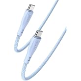 Yesido 1.2M 60W Type-C to Type-C PD Hızlı Şarj Kablosu - Mavi
