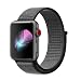 Produktbild Tervoka Für Apple Watch Armband 38mm(40mm Series 4), Gewobenes Nylon Sport Schlaufe Handgelenk Uhrband Ersatz Armreif Uhrenarmband für iWatch Apple Watch 38mm 40mm Series 4/3/2/1, Sport, Edition, Dunkeloliv