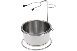 Anself Ciotola da barba 2 in 1, set da barba da uomo, tazza da barba + supporto per lame da barba da uomo, sapone, ciotola, supporto per rasatura
