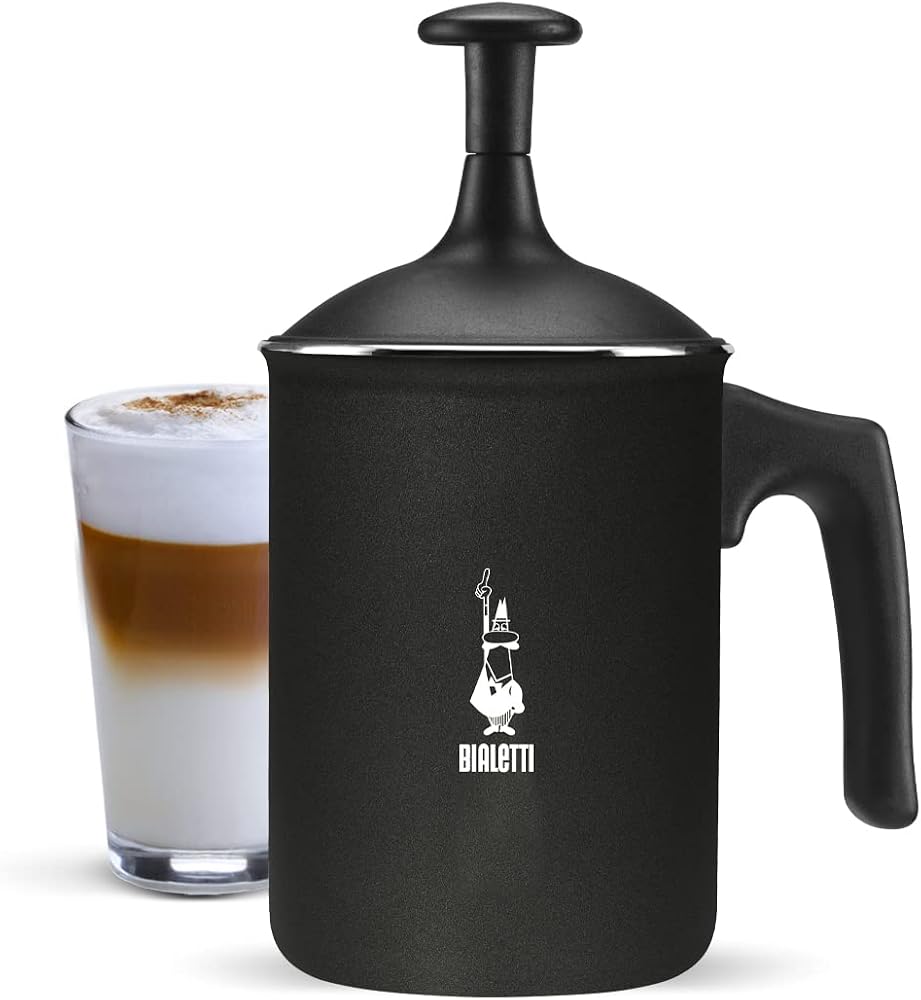 Bialetti Tuttocrema Alüminyum, Siyah, 6 Su Bardağı, 1L