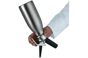 KAUFGUT Siphon Kayser Pro Tout Inox - 0,5 L, Gris