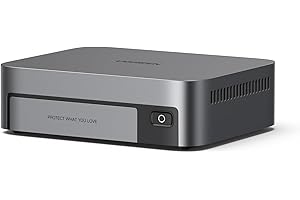 ‎UGREEN UGREEN NASync DXP480T Plus 4-Bay All-Flash NAS, Intel i5-1235U 10-Kern, 8GB DDR5, 128GB SSD, 10GbE, Wi-Fi 6, 4×M.2 NVMe, 8K HDMI, 2×Thunderbolt 4, Kompatibel mit Drittanbieter SSD (Diskless)
