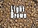 Silicone Micro Rings Beads - 100 Light Brown 5mm rings for I Tip Hair Extensions or Feather Hair Extensions