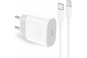 SUNRSON Ładowarka do iPhone'a, 20 W, adapter USB-C z kablem Lightning, 2 m, kabel do ładowania do iPhone’a 14/13/12/11 Pro Max/Plus, iPada Pro/Air, kabel do szybkiego ładowania