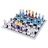 Homyl Jeu d'Echecs en Bois Portable Échiquier de Luxe Chess Game Cadeau Enfant Adulte