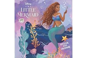 Arielle die Meerjungfrau Broschurkalender 2024. Disney-Prinzessin Arielle in einem Bildkalender 2024. Jeden Monat ein tolles Bild - der Hingucker fürs Kinderzimmer jedes Disney-Fans!