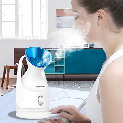 KINGDOM CARES Gesichtsdampfer Heißer Nebel Feuchtigkeitsspendende Öffnung Poren Home Spa Gesichtsdampfer Tragbare und Professionelle Hautpflege Bleaching KC1331AB
