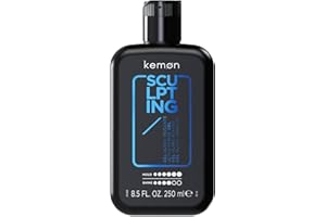 Kemon - Sculpting Gel, Modellante per Capelli Con Effetto Bagnato, Finitura Lucida, Ideale Per Fissare Tutti i Tipi di Pettinatura, Adatto A Capelli Corti E Non Strutturati, 250 ml