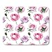 Produktbild Mouse Pads Colorful Wildflower Tender Pink Rose Flower in Watercolor Full Name of The Plant Hulthemia Aquarelle Wild Mouse Pad 7.08 (Lx 8.66 (W) inch for Notebooks,Desktop Computers Office Supplies