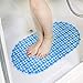 Produktbild zanasta Antirutschmatte Bad mit Saugnäpfen / Duscheinlage Rutschfeste Matte für Badezimmer und Küche (Badewanne / Fliesen), PVC - Blau