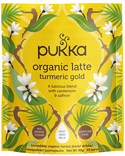 Pukka Organic Herbal Latte - Turmeric Gold - Pack of 4