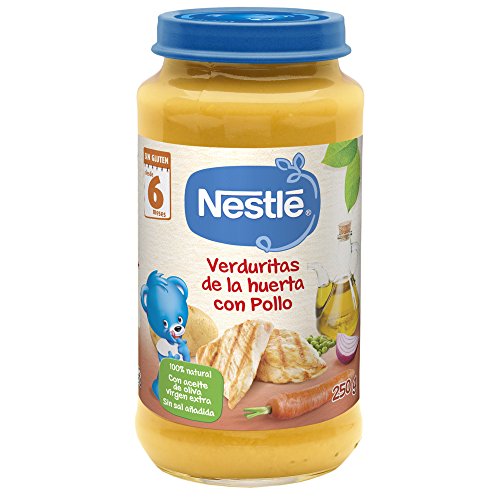 Nestlé Naturnes Alimento Infantil, verduritas con pollo - 250 gr