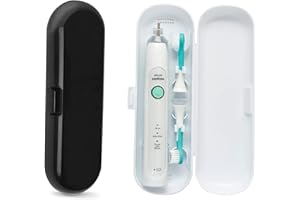 LWTSRP 2 Pezzi Custodia per Spazzolino Elettrico, Custodia da Viaggio per Spazzolino Elettrico, Scatola Porta Spazzolino Elettrico Portatile, Custodia Protettiva per Spazzolino, per Lavoro e Viaggi