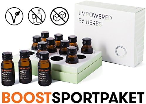 NOURI BOOST Energy Shots with Maca, Ginger + natural caffeine from Guarana | Nature's Pre-workout Booster - 60ml (12)