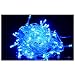 Produktbild RotSale® Multifunktion Lichterkette mit Lichtfarbe in Blau 100 LED für Weihnachten Hochzeit Zimmer Party Beleuchtung mit 8 Lichtmodule Weihnachtskette Weihnachtsbaumbeleuchtung Partybeleuchtung