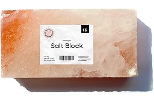 GS Equestrian Pure Himalayan Salt Block for Horses - 84+ Natural Minerals, Electrolyte Support, Hydration, and Digestion Aid - 2kg