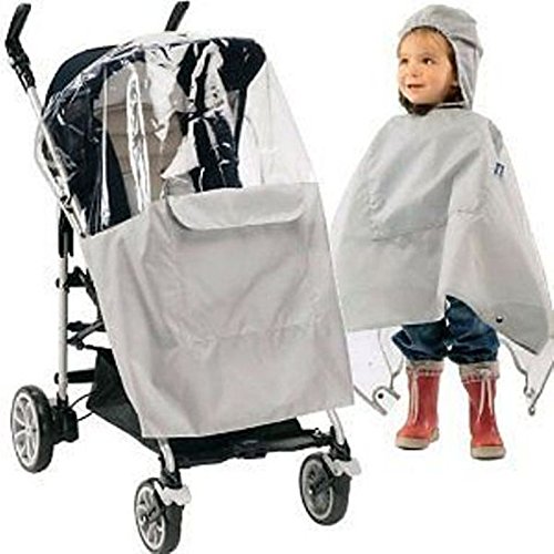 Chicco Poncho Raincover - For Me + Stroller Toddler + Pushchair Rain cover